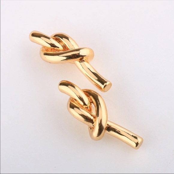 Knots  small Earrings - Picture 3 of 5